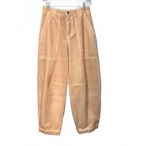 NEW CLOSED women's rhannon barrel leg pants in 309 terracotta